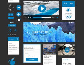 為網(wǎng)頁設(shè)計師和開發(fā)人員準備的30個免費扁平化ui套件
